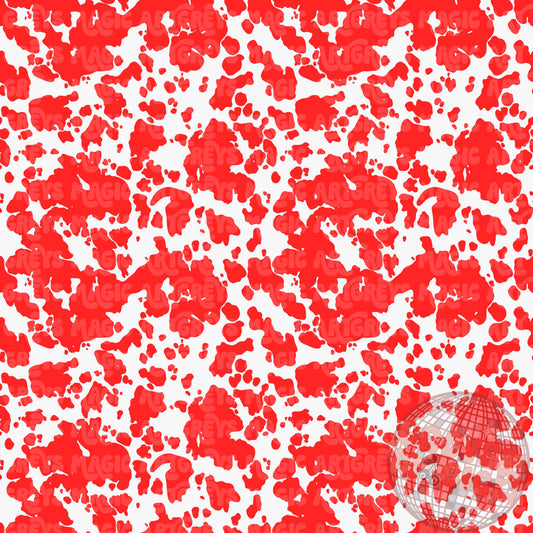 Red Cowprint Coord Seamless File
