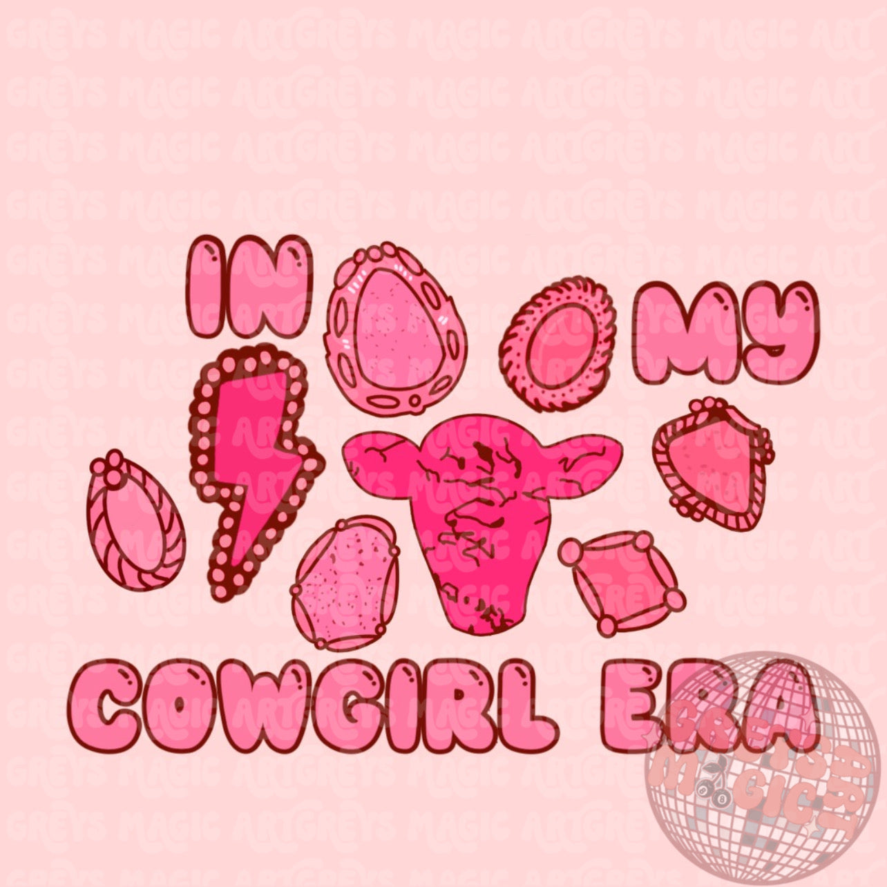 Cowgirl Era PNG