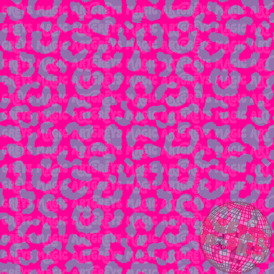 Hot Pink And Purple Cheetah Seamless File