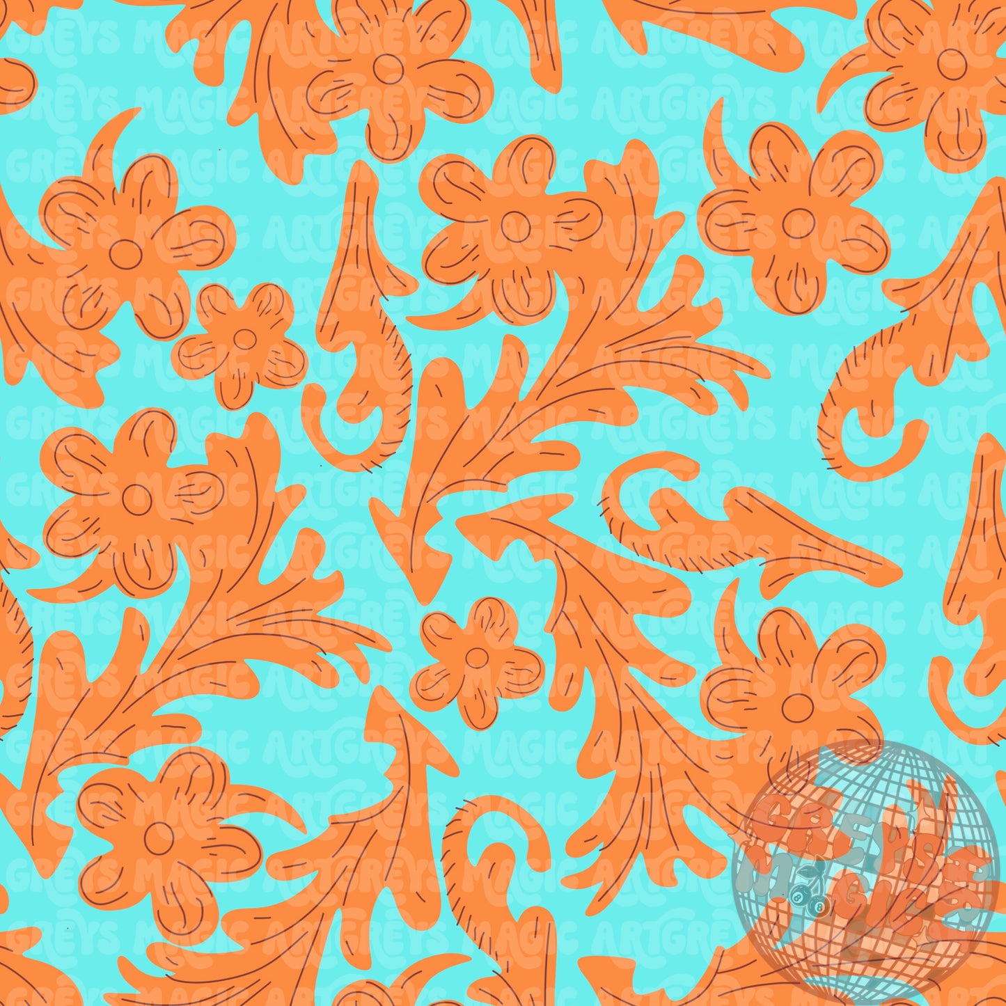 Leather Tooled Seamless File