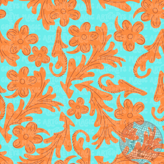 Leather Tooled Seamless File
