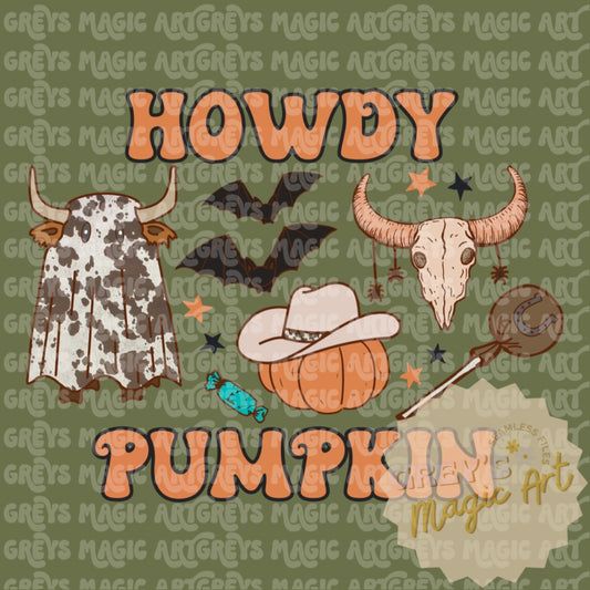 Howdy Pumpkin PNG