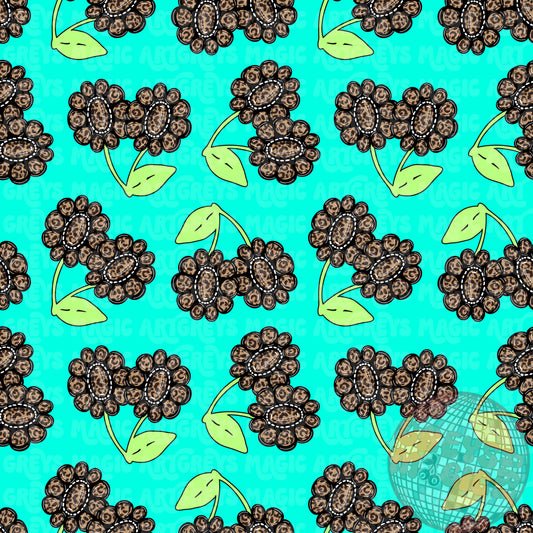Cheetah Concho Cherries Seamless File