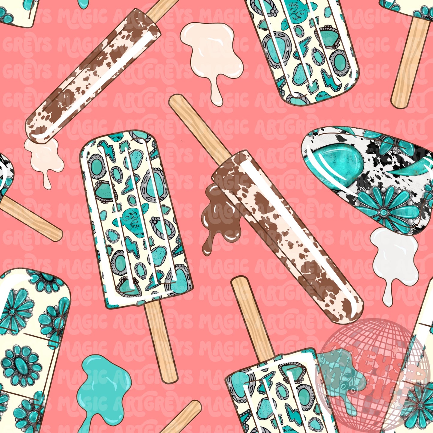 Western Popsicle Seamless File