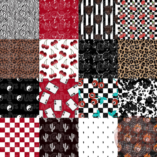 Retro Checkered Mashup Seamless File