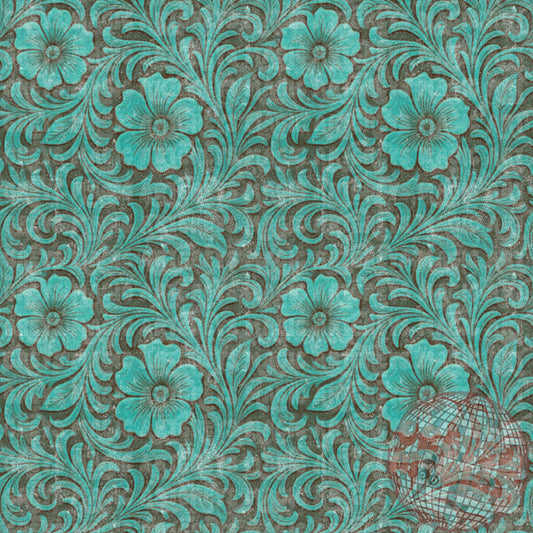 Turquoise Textured Leathertool Seamless File