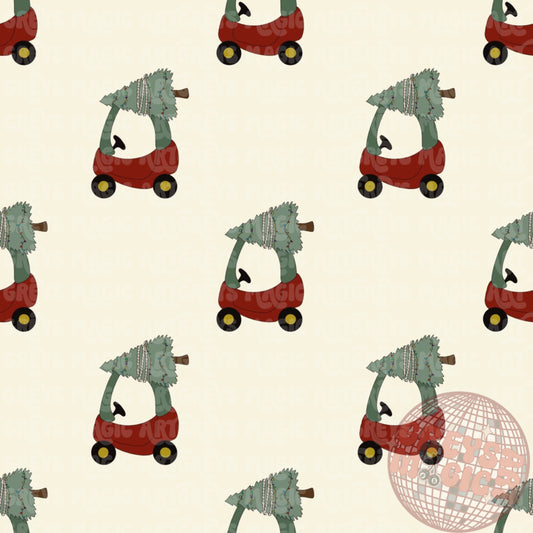 Rolling In Christmas Spirit Seamless File