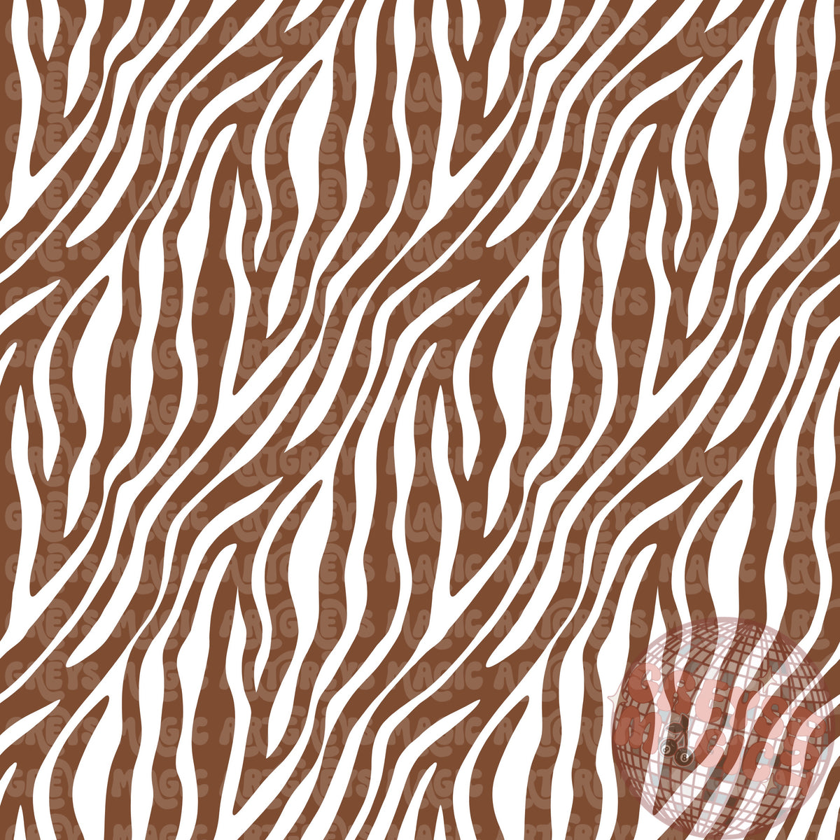 Brown And White Zebra Seamless File