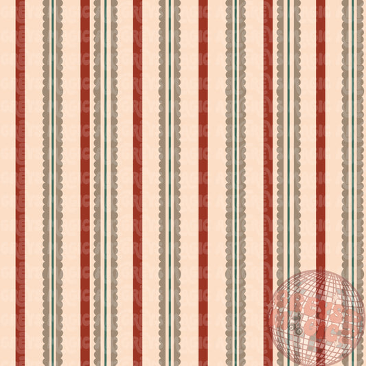 Vintage Christmas Stripes Seamless File
