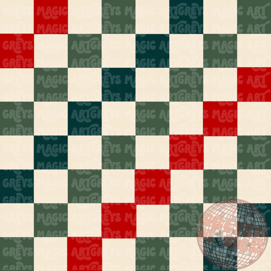 Christmas Checkmate Seamless File