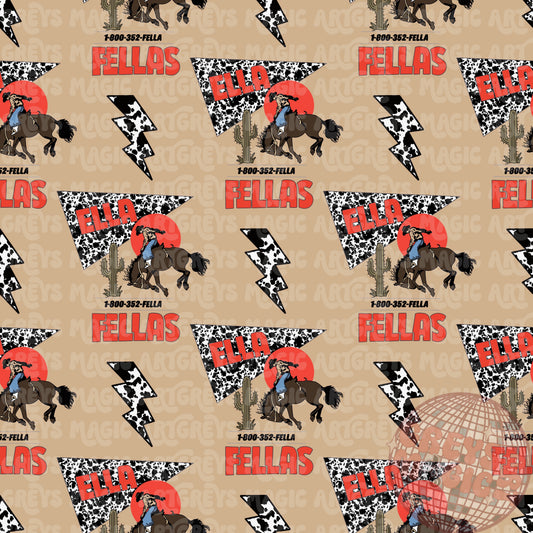 Western Ella Fellas Seamless File
