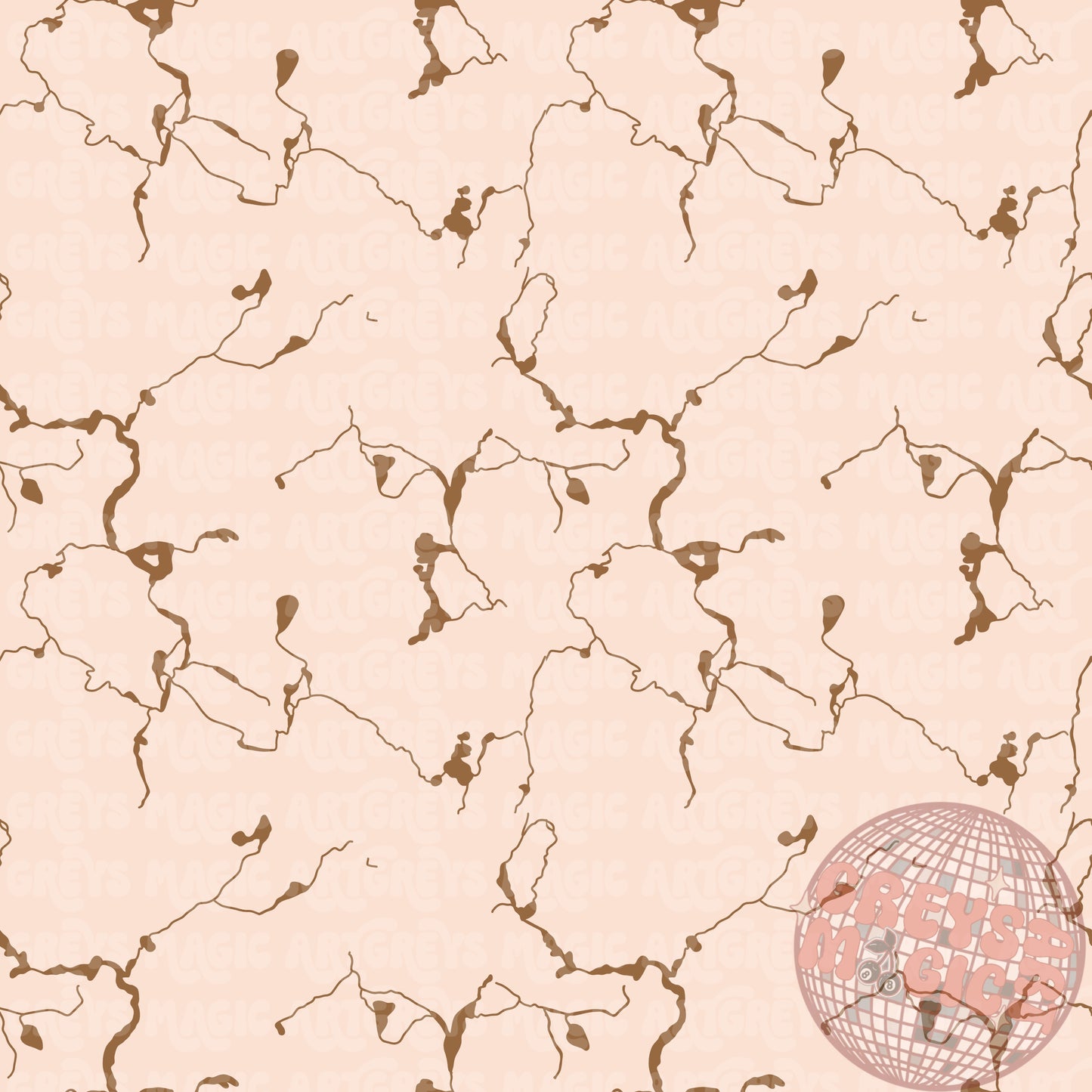 Cream With Brown Marble Stone Seamless File