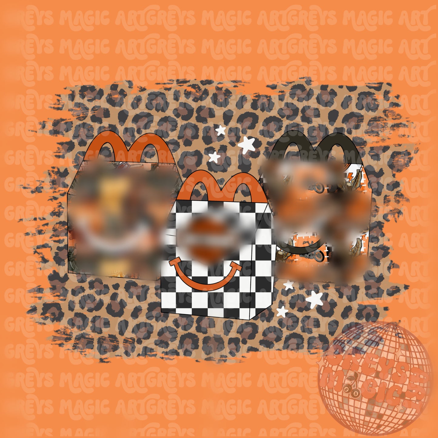 Cheetah Motorcycle Happy Meals PNG