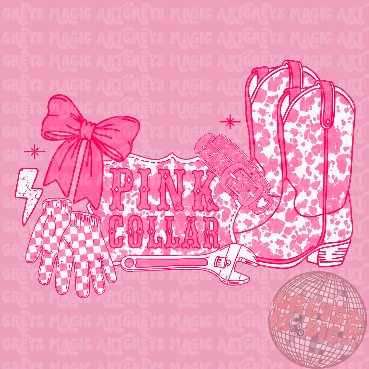 Pink Collar PNG