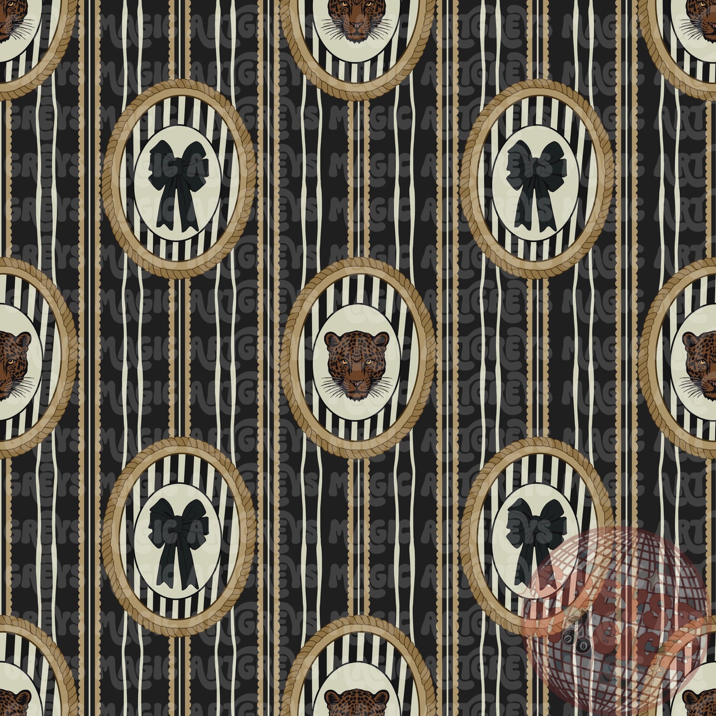 Coquette Bows And Cheetah Seamless File