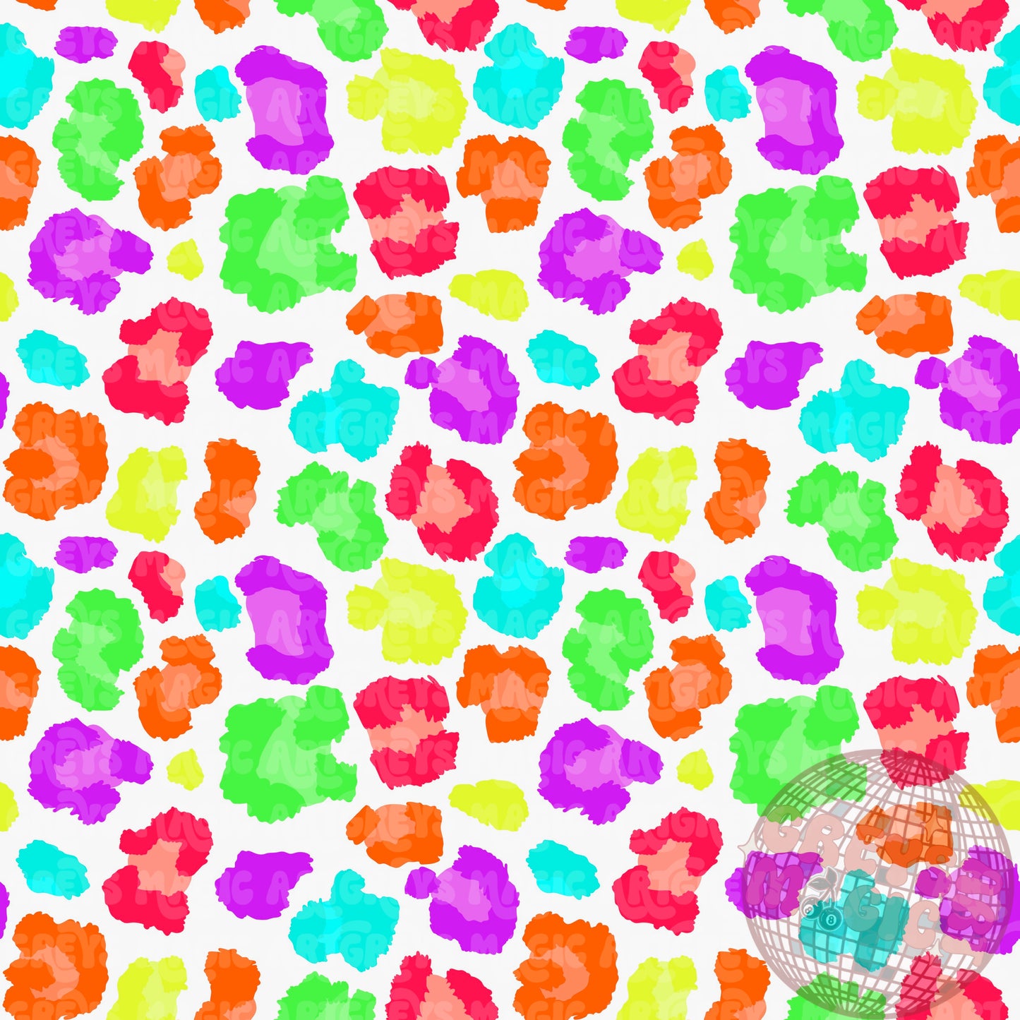 Neon Cheetah Seamless File