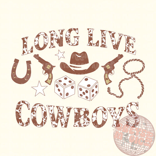 Long Live Cowboys Western PNG
