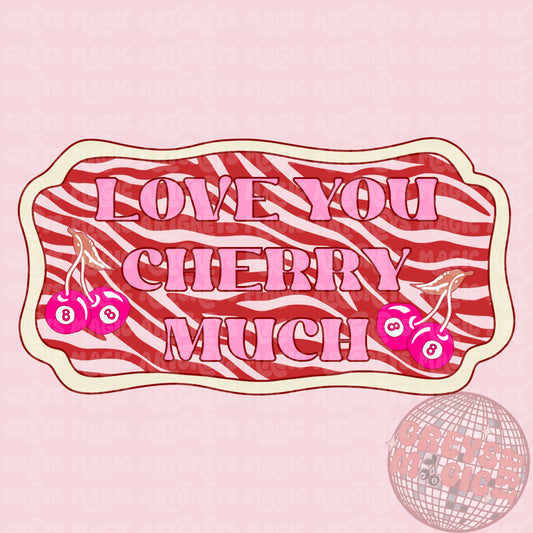 I Love You Cherry Much PNG