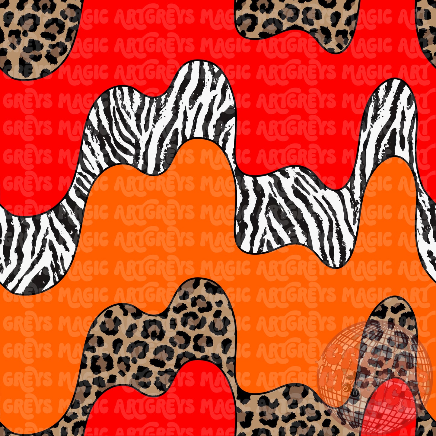 Wild Drip Line Seamless File