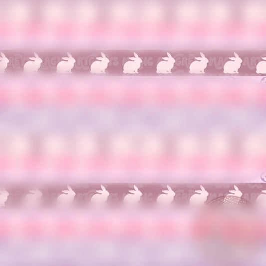Boujee Purple Striped Easter Bunny Seamless File