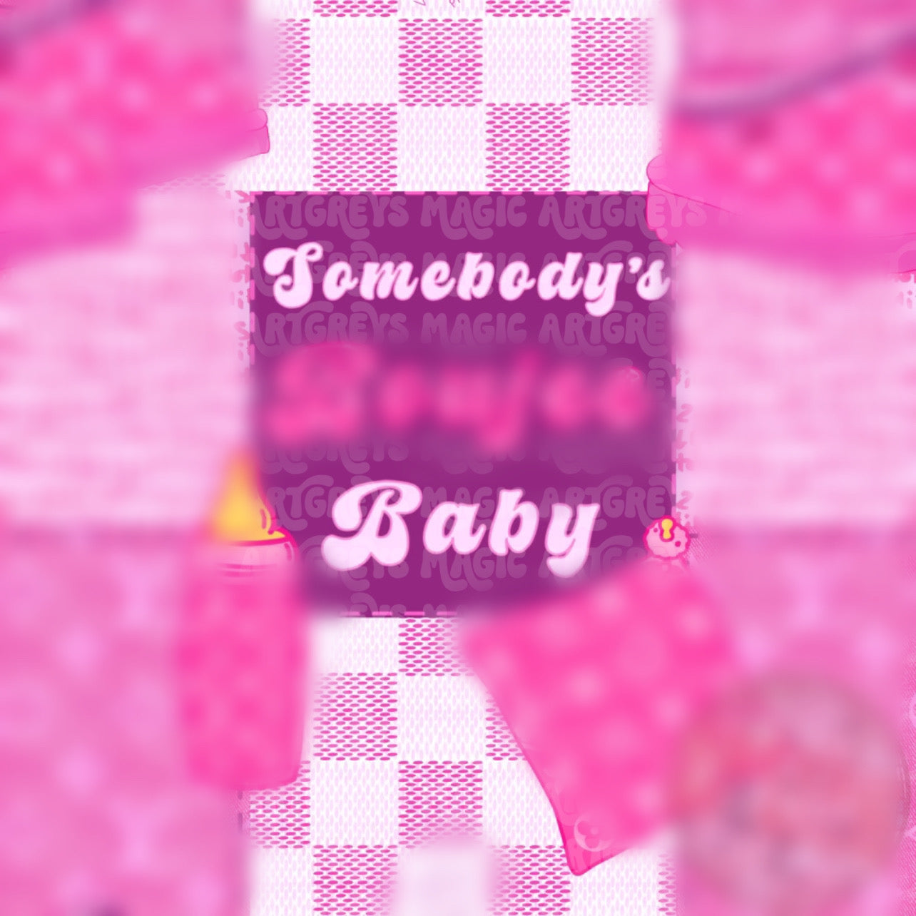 Somebody’s Boujee Baby Mashup Patchwork Seamless File