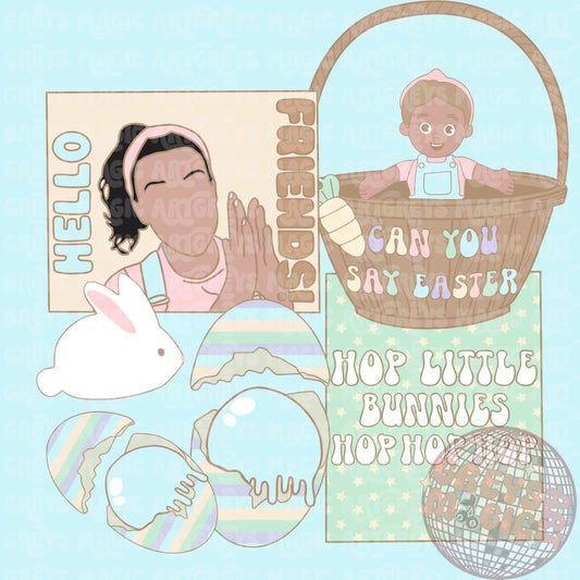 Can You Say Easter Boy PNG