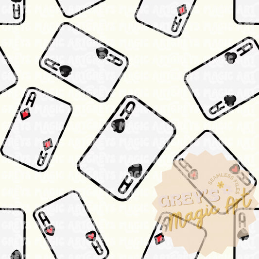 Ace Playing Cards Seamless File