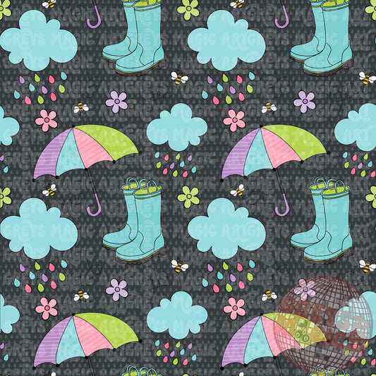 April Showers Seamless File