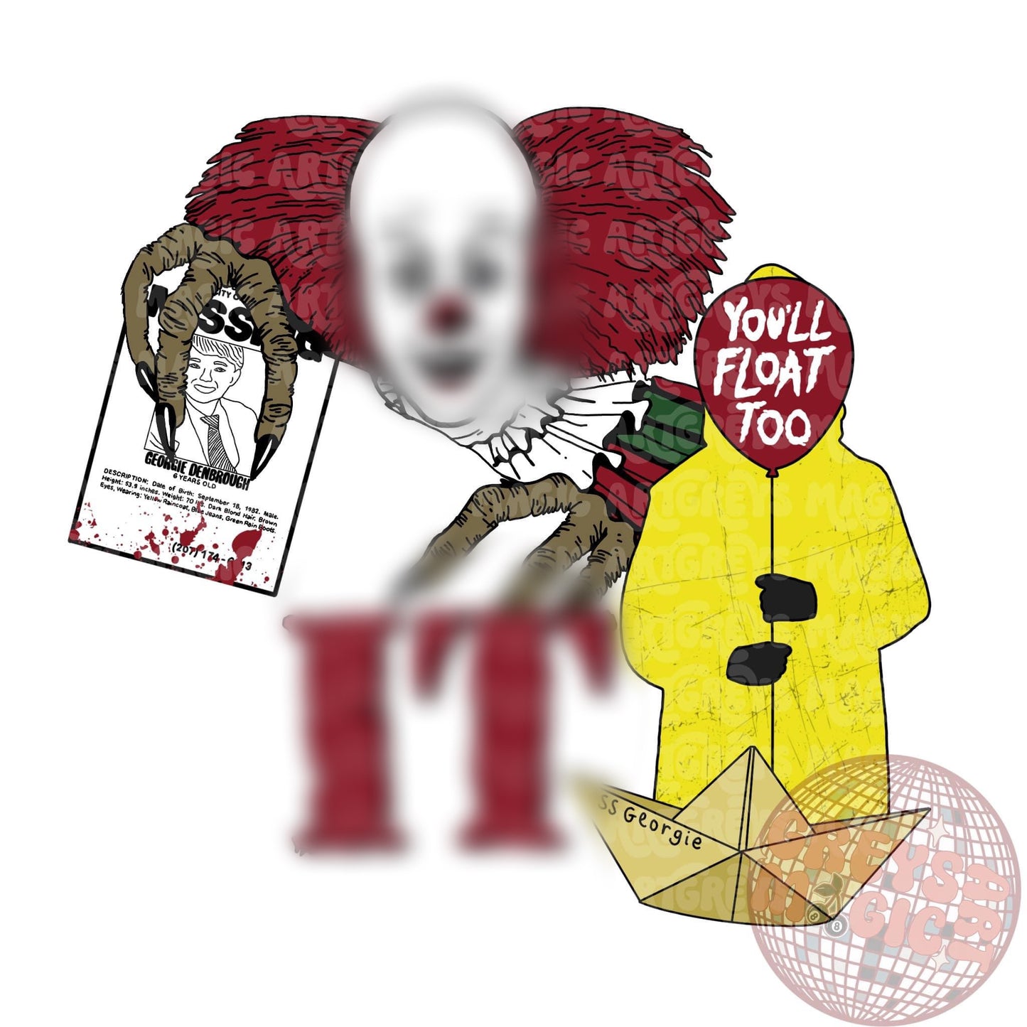 Scary Clown PNG