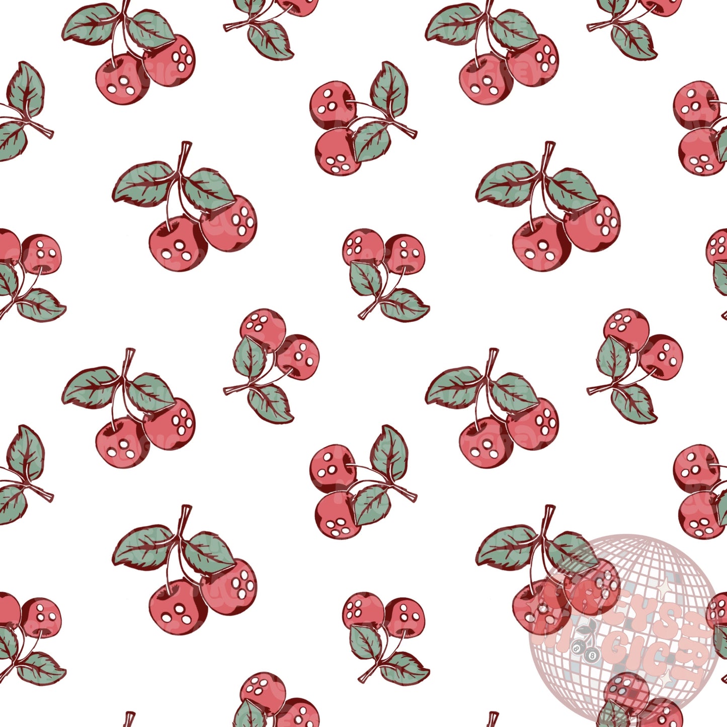Dice Cherry Seamless File
