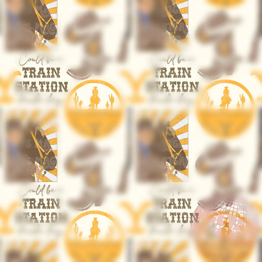 Train Station Western Seamless File