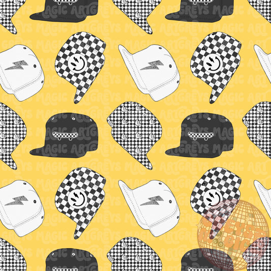 Rad Dude SnapBack Hats Seamless File
