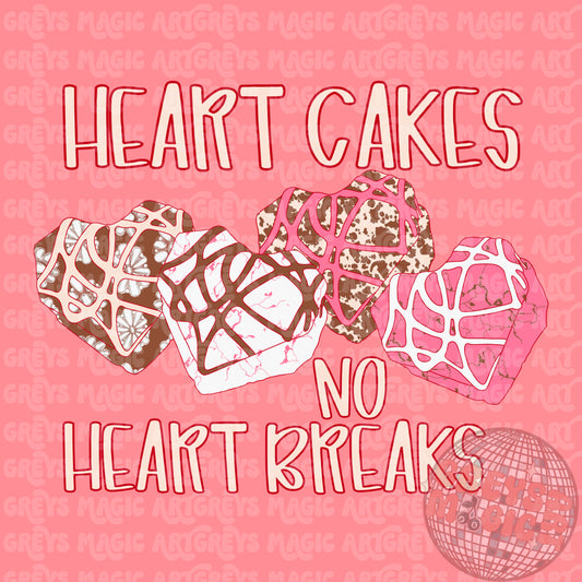 Heart Cakes No Heart Breaks PNG