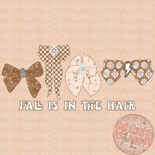 Fall Is In The Hair PNG