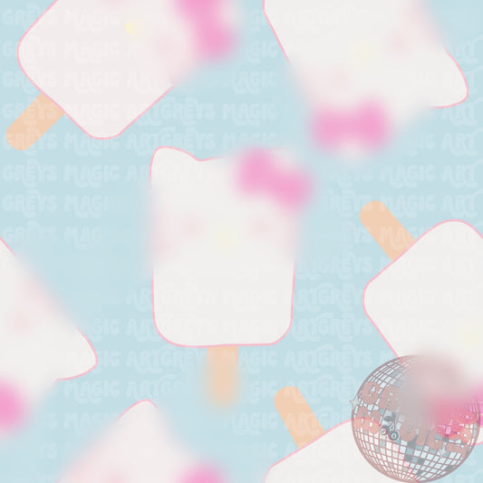 Kitty Popsicle Seamless File