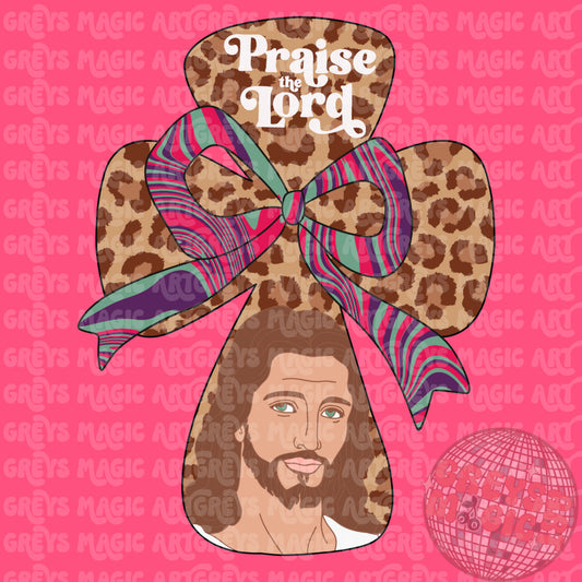 Praise The Lord Cross Bow PNG