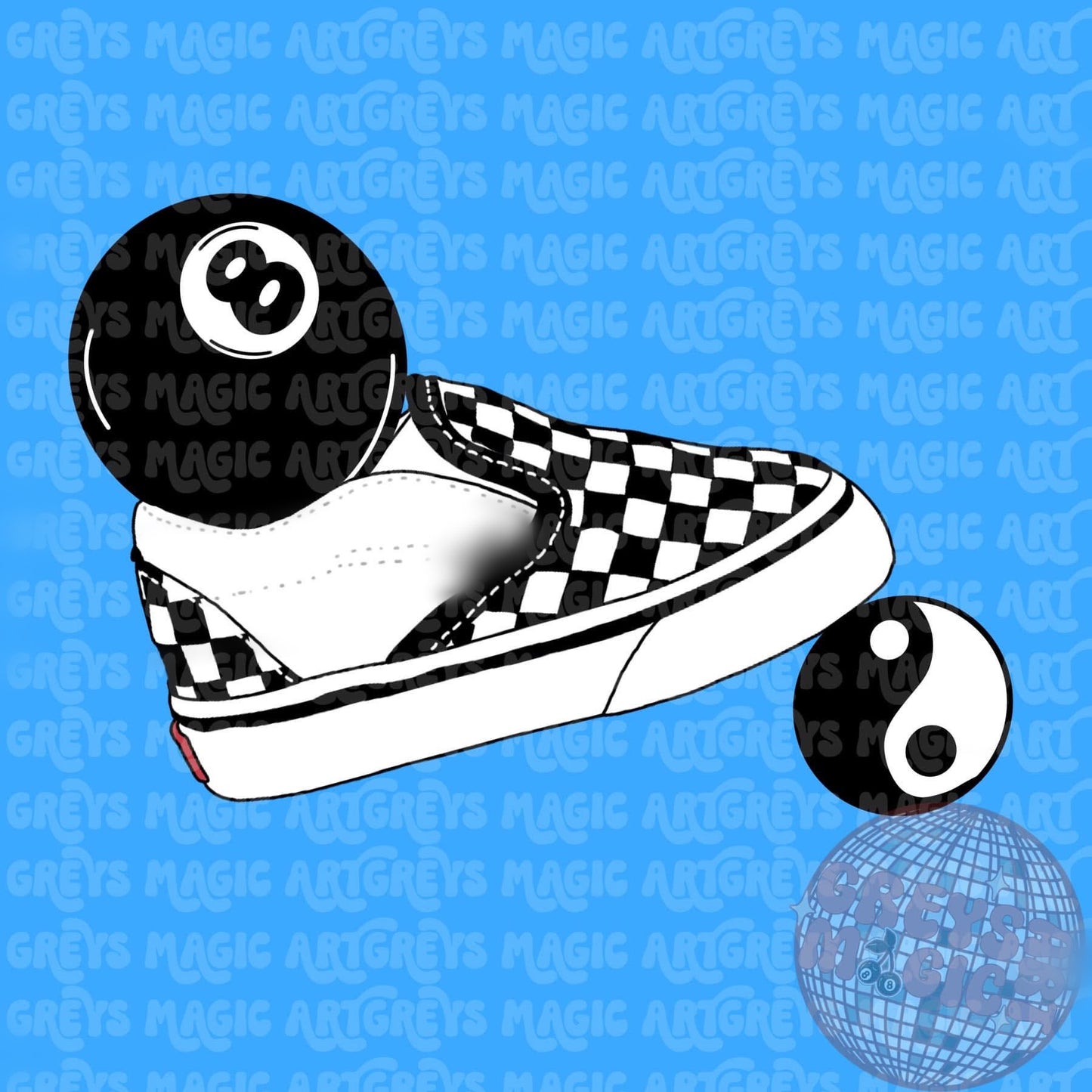 Boy Checkered Shoe PNG