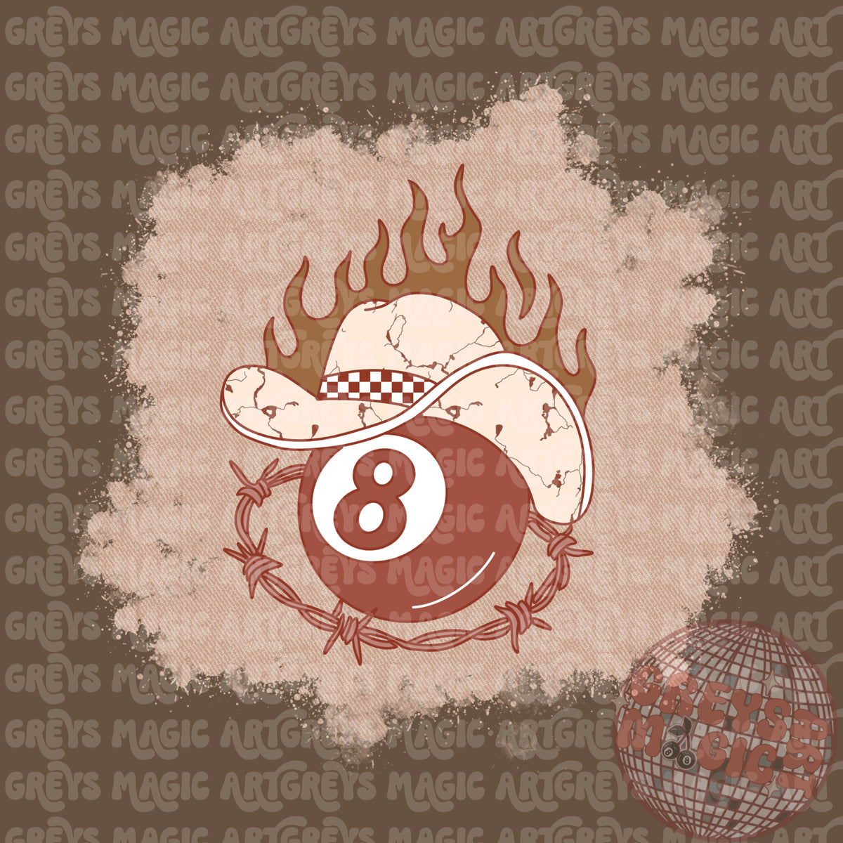 Fall Yallternative 8ball PNG