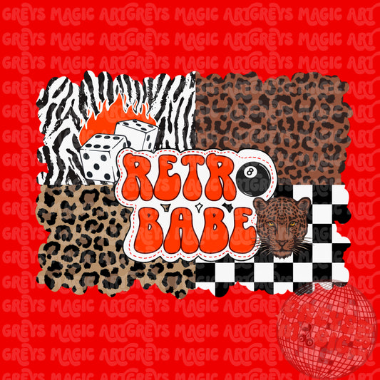 Retro Babe PNG