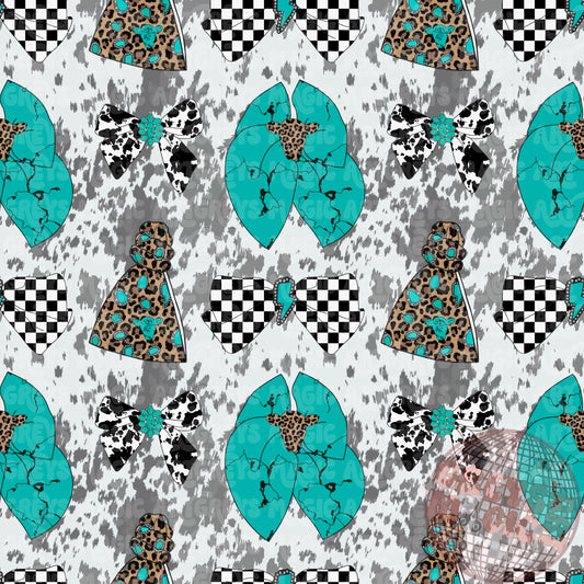 Western Bows Cowhide Seamless File