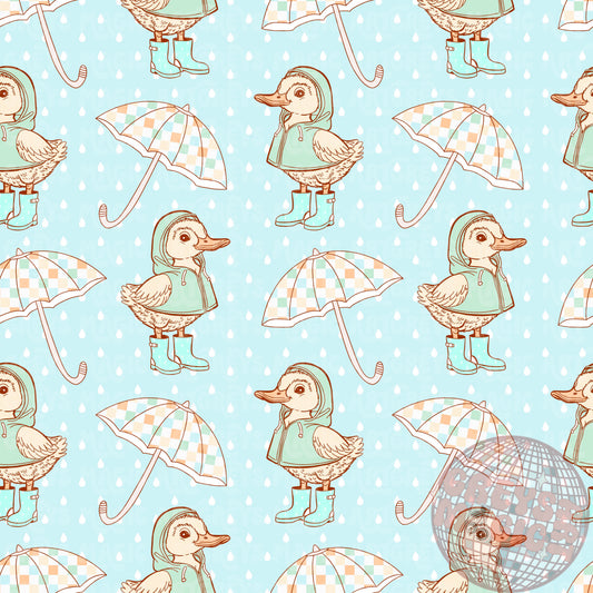 Boy Spring Duck Seamless File