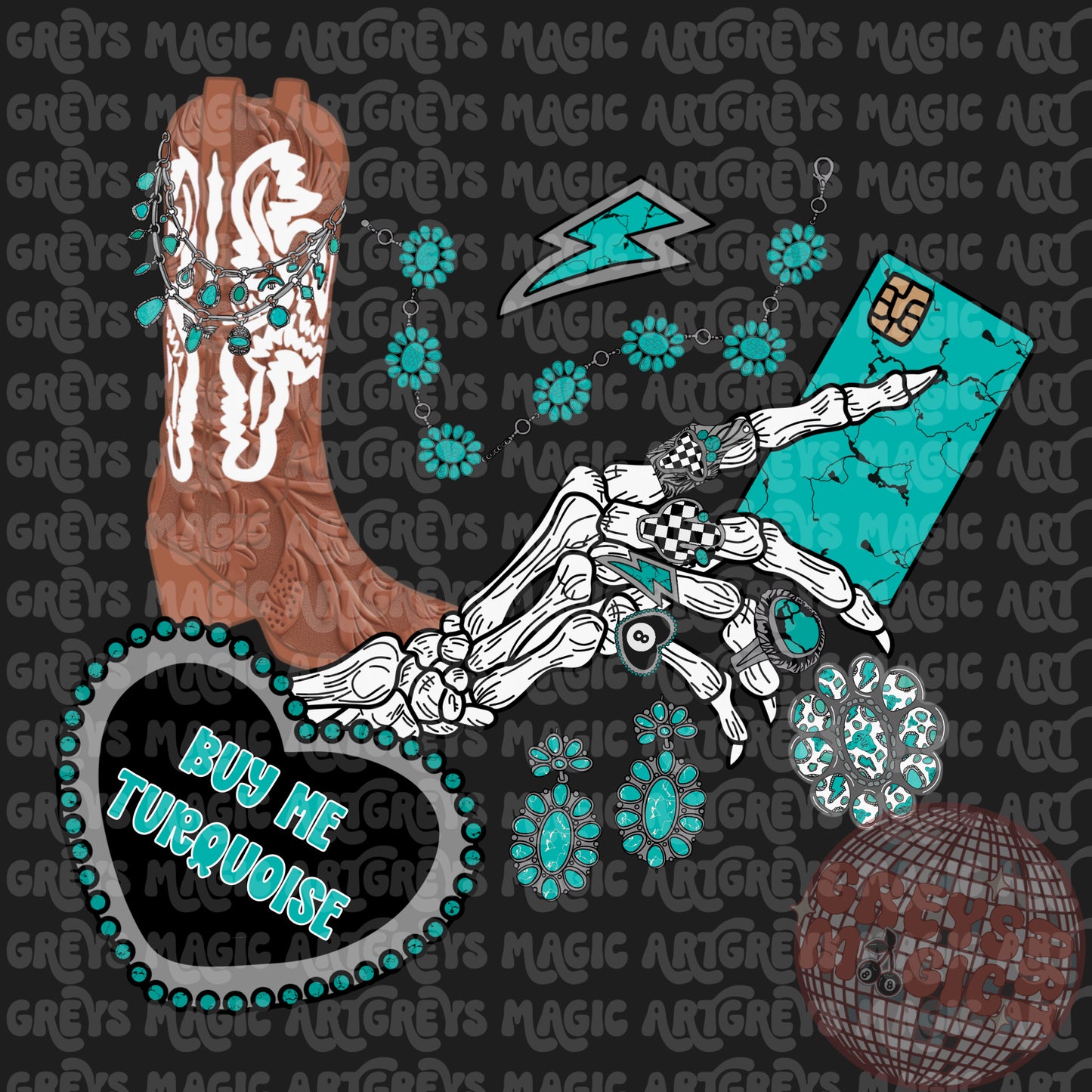 Buy Me Turquoise PNG