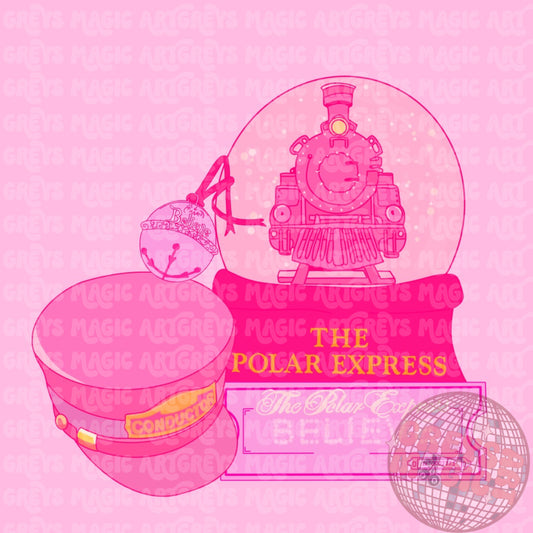 Pink Train PNG