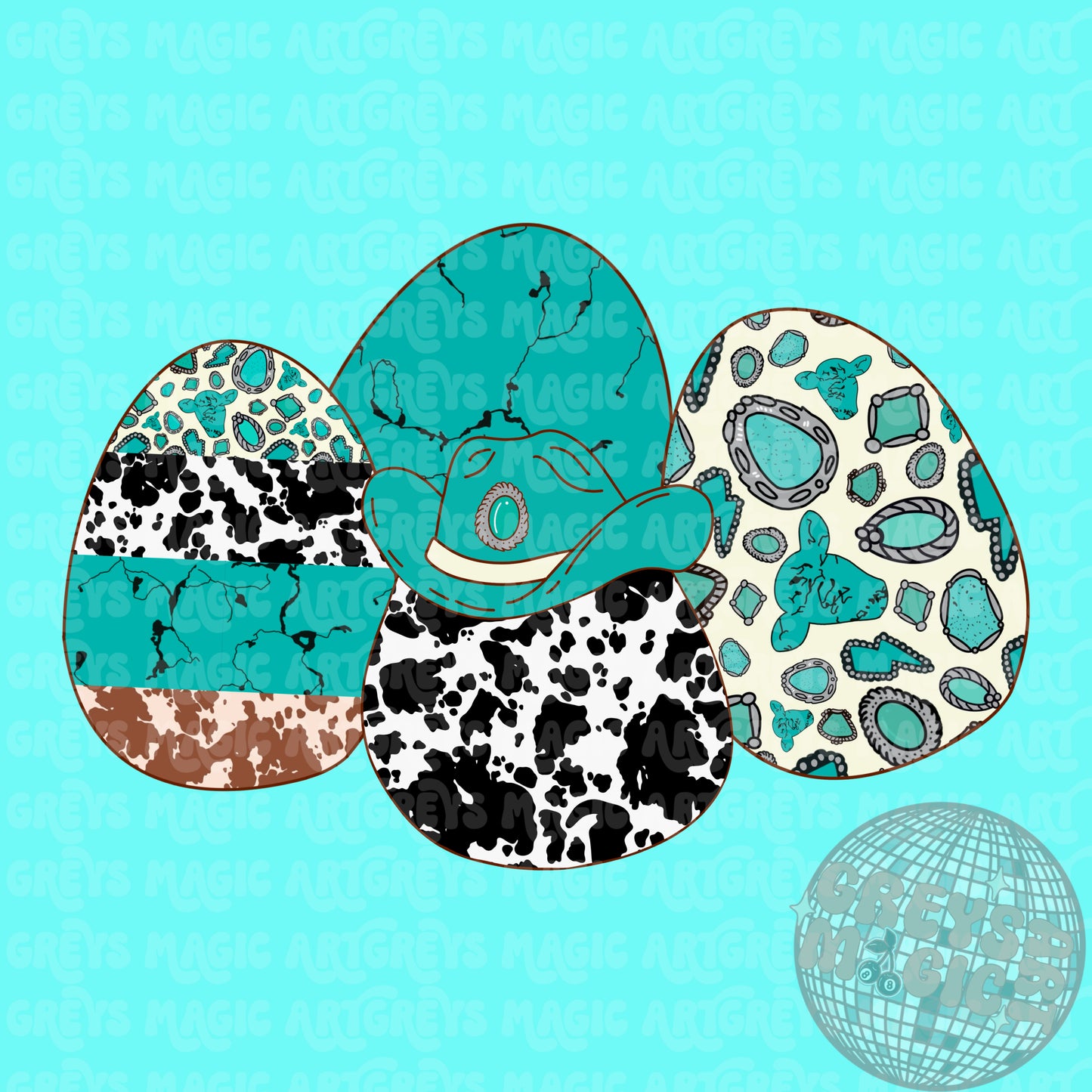 Girl Western Easter Egg PNG