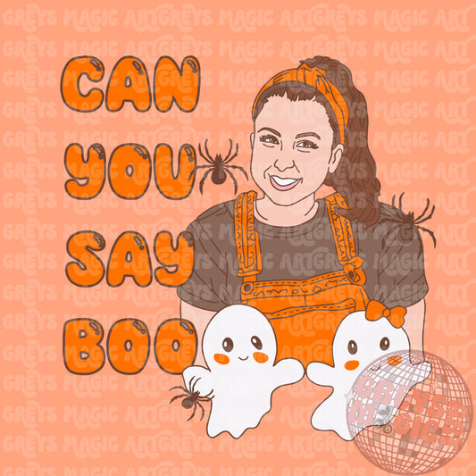 Can You Say Boo PNG