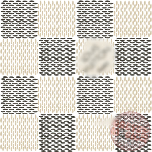 Cream Boujee Checkered Seamless File