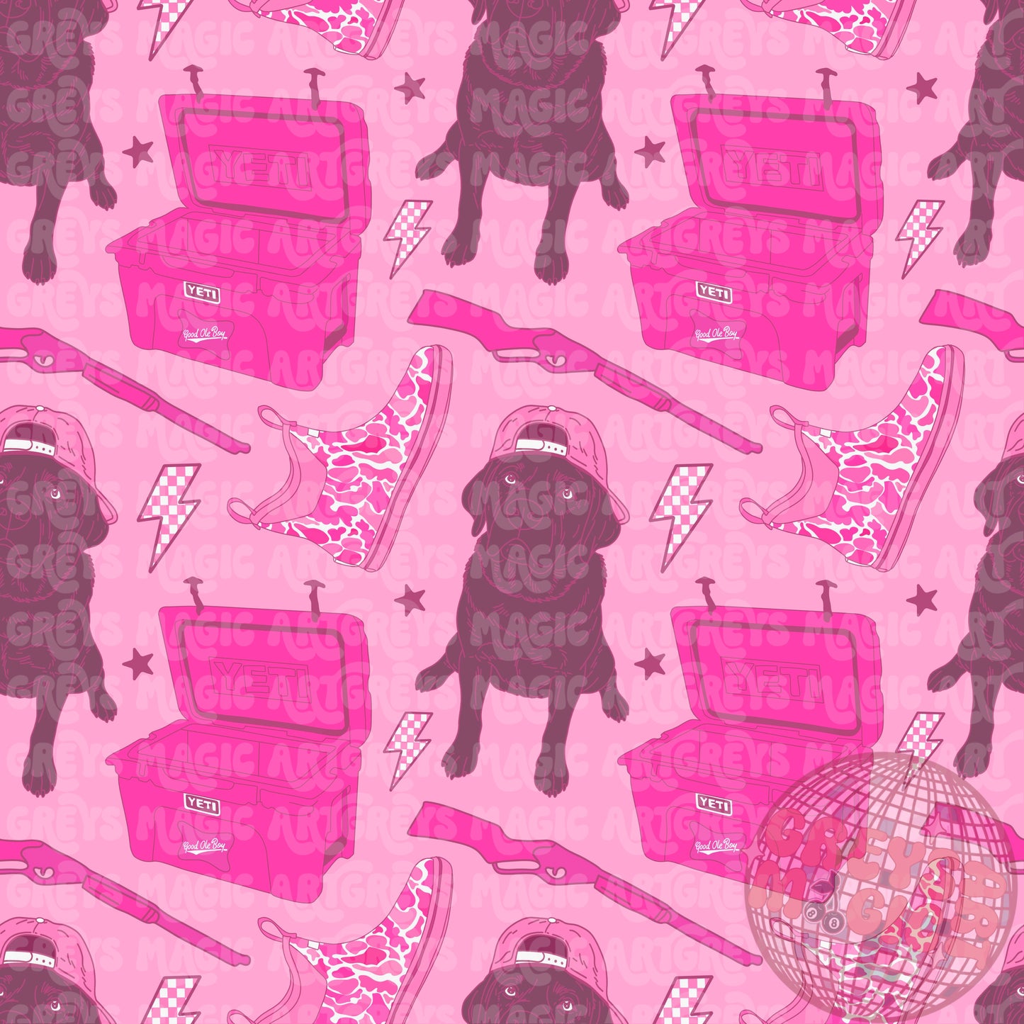 Pink Good Ole Boy Seamless File
