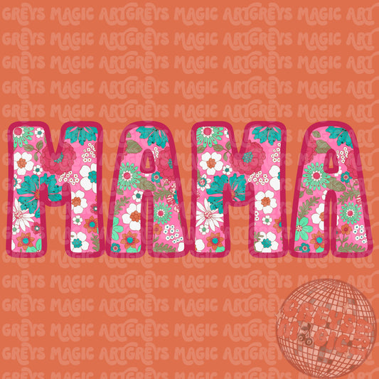 Mama Floral PNG