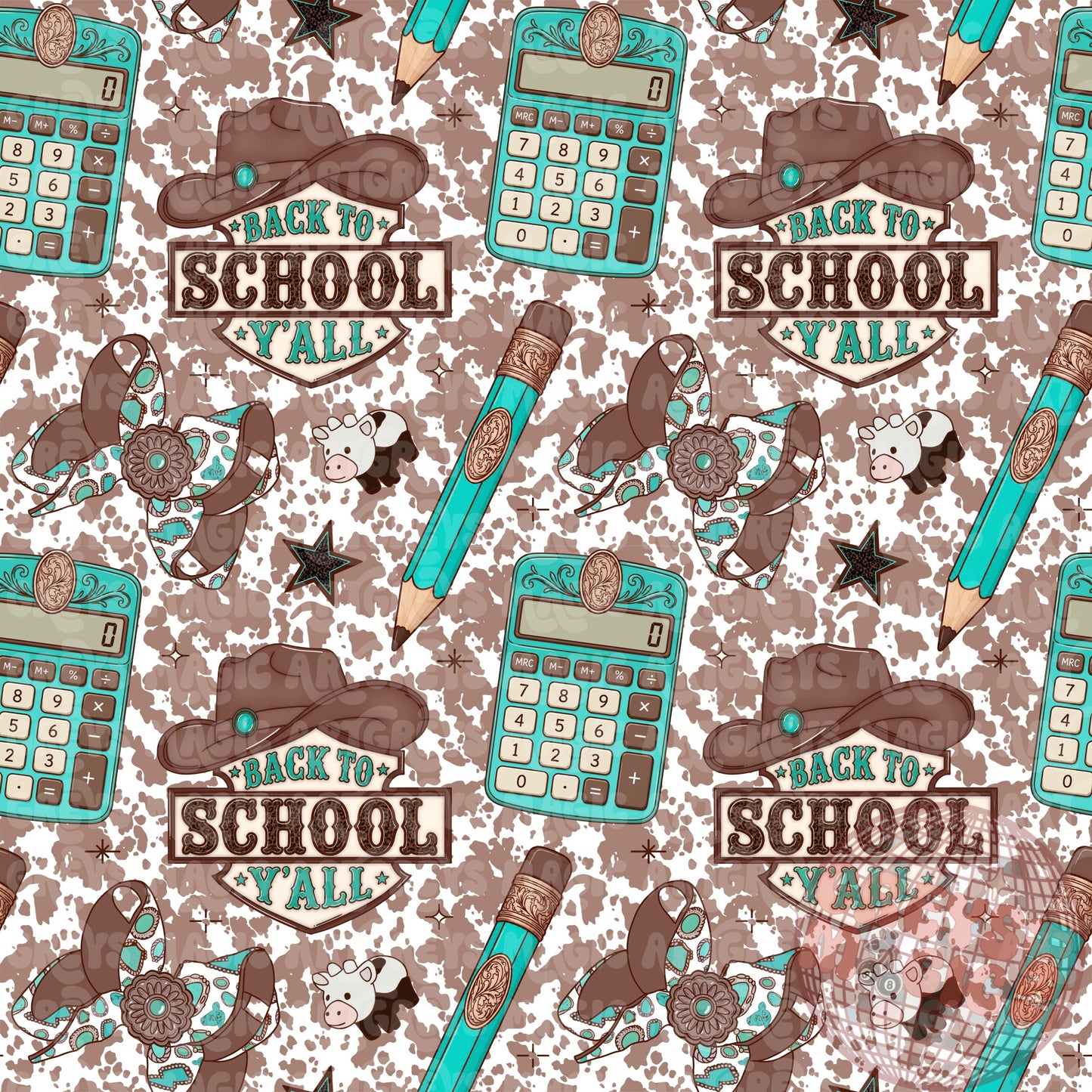 Back To School Yall Seamless File