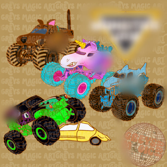 Monster Trucks PNG